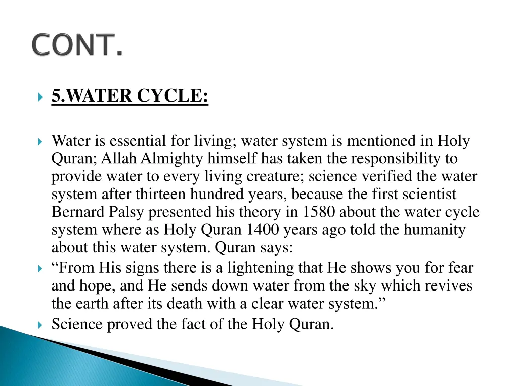 5 water cycle