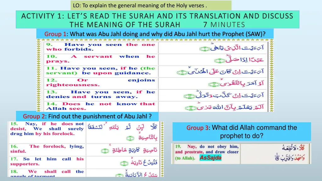 lo to explain the general meaning of the holy 1