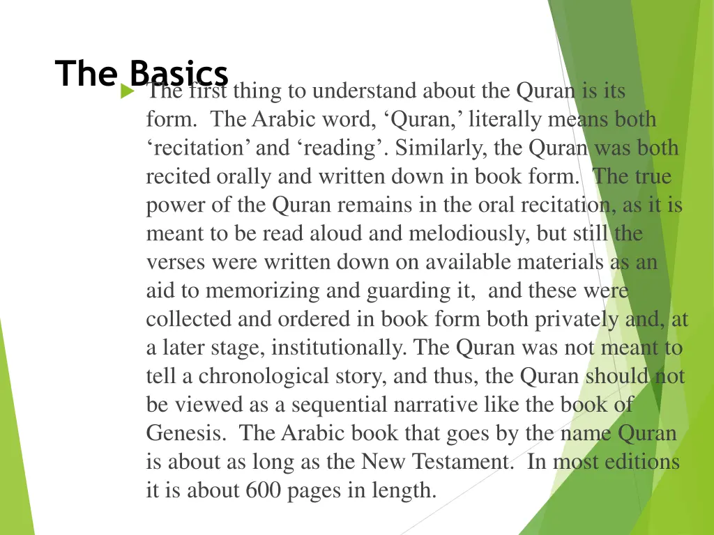 the basics the first thing to understand about