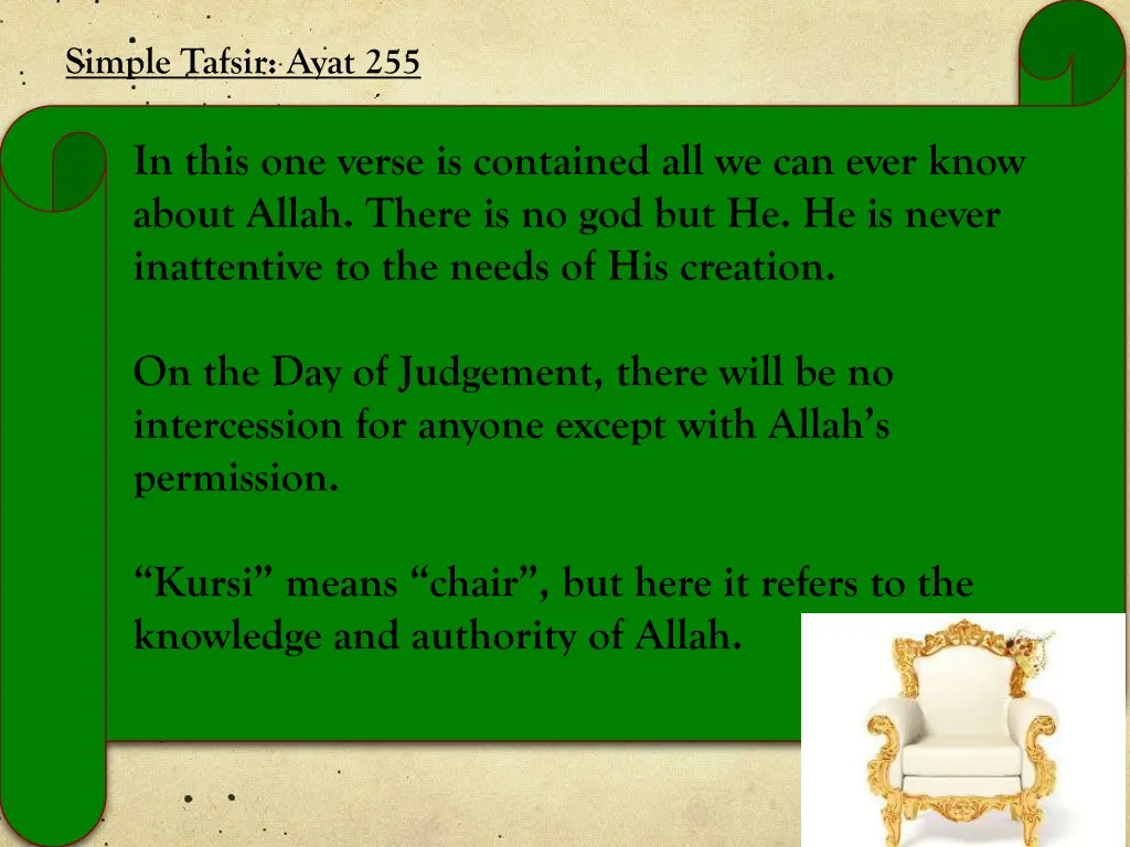 simple tafsir ayat 255