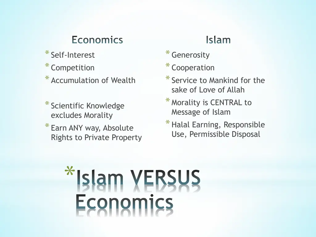 economics
