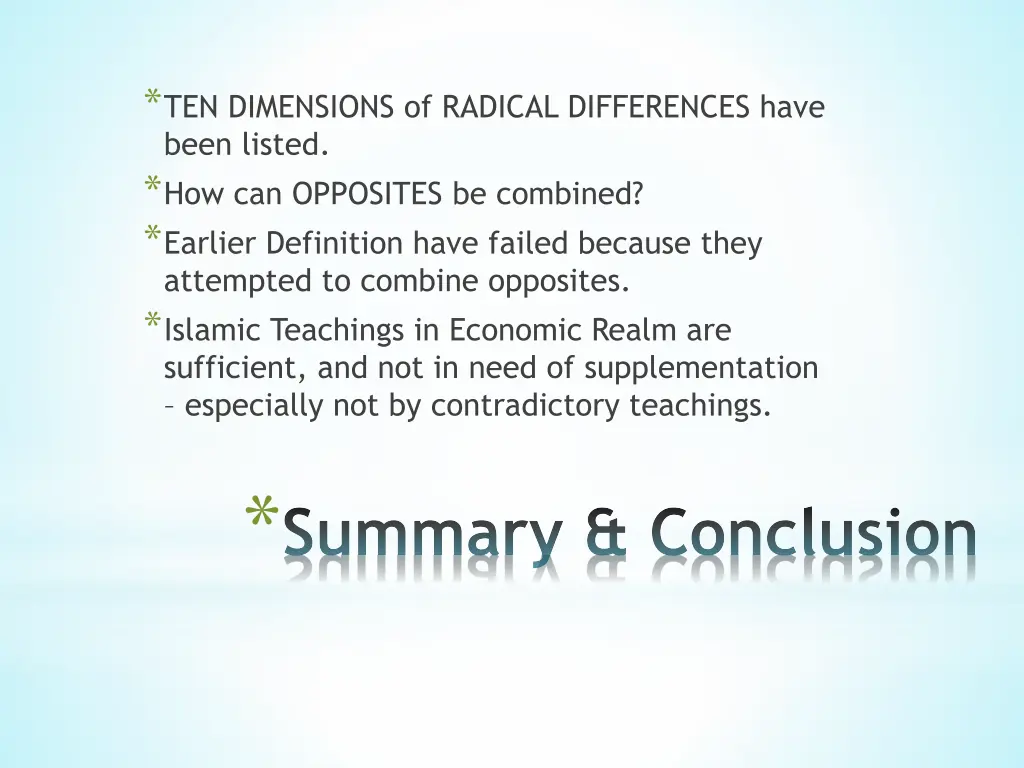 ten dimensions of radical differences have been