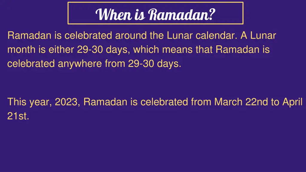 when is ramadan