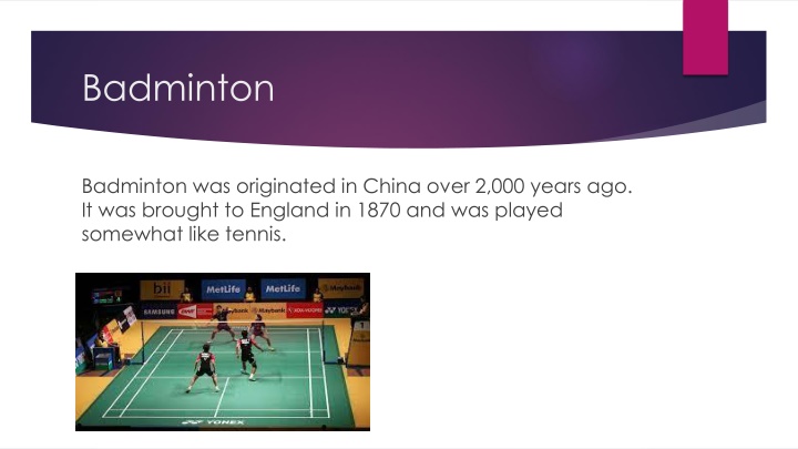 badminton