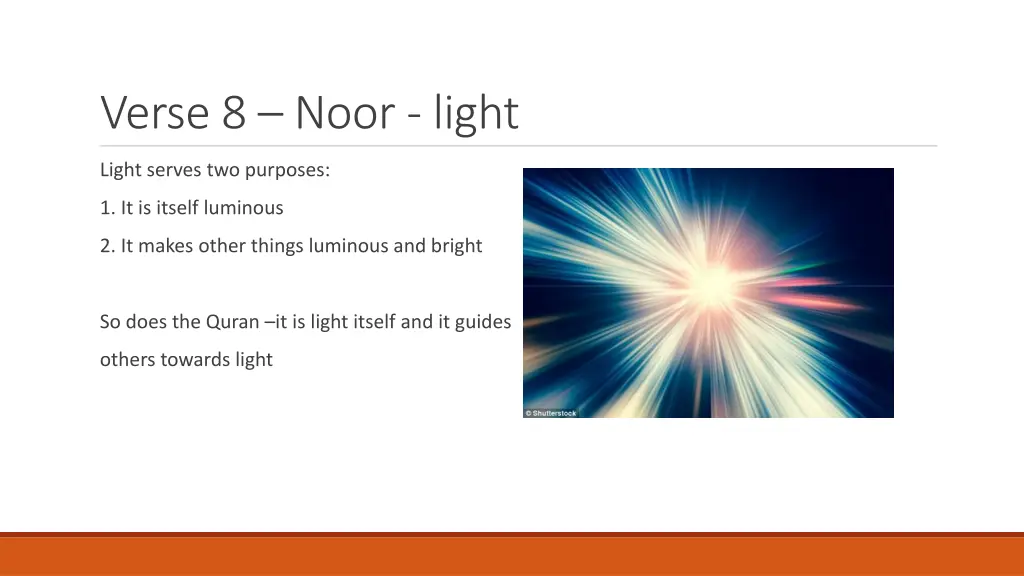 verse 8 noor light