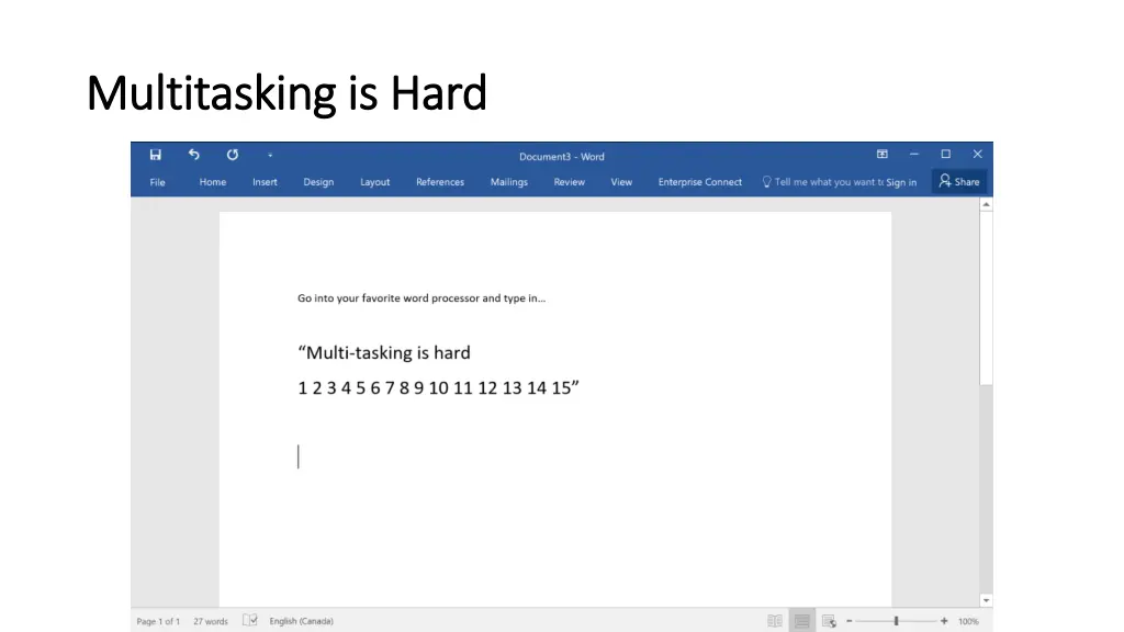 multitasking is hard multitasking is hard