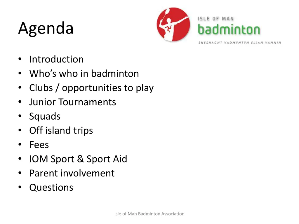 agenda
