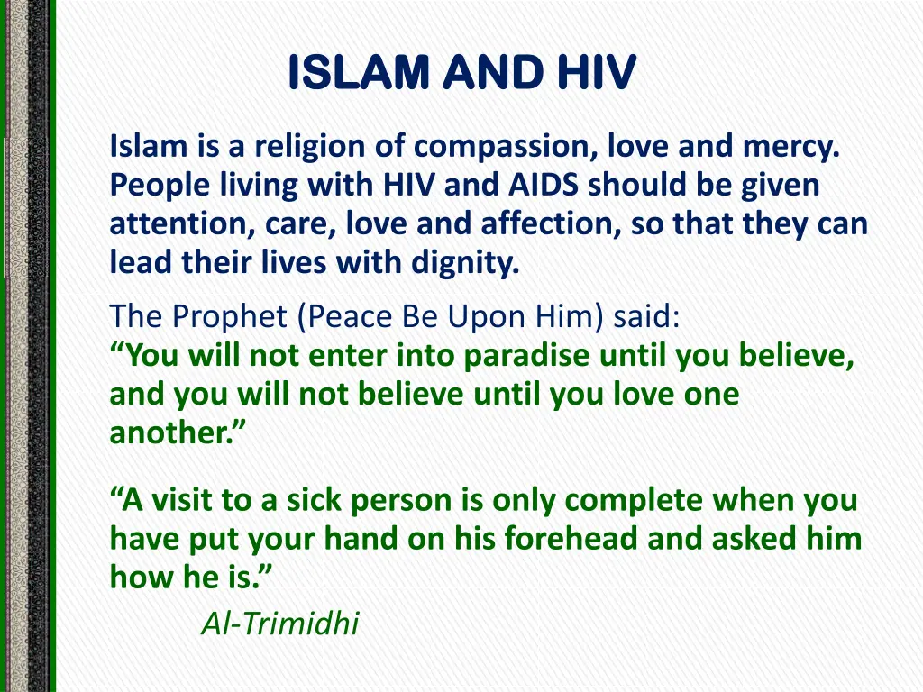 islam and hiv islam and hiv 2