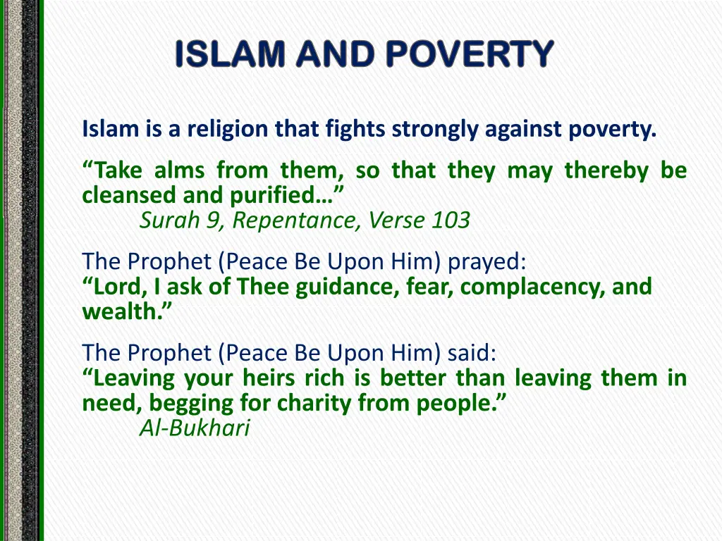 islam and poverty islam and poverty 1