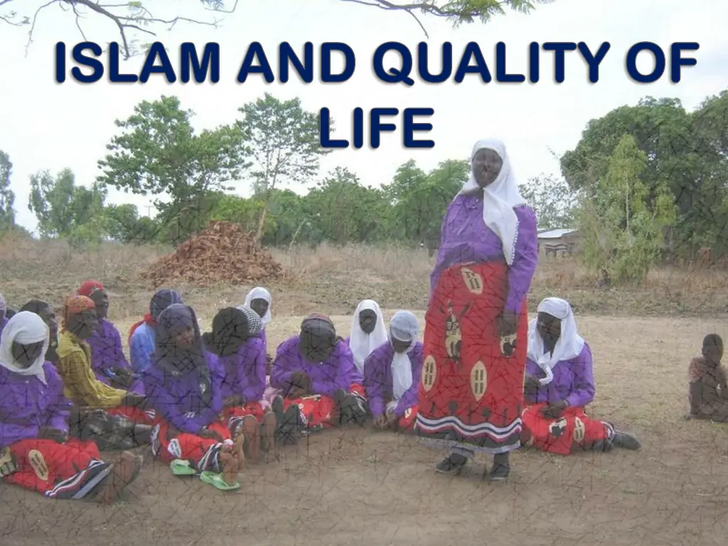 islam and quality of islam and quality of life