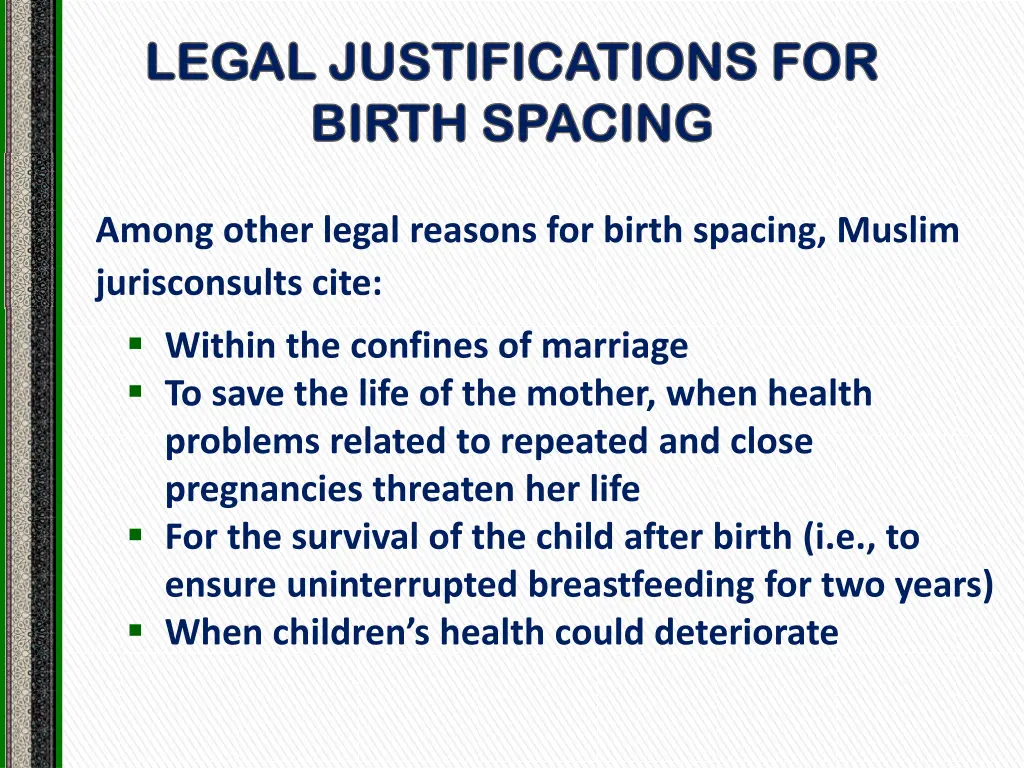 legal justifications for legal justifications