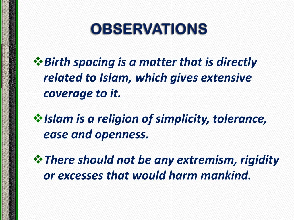 observations observations