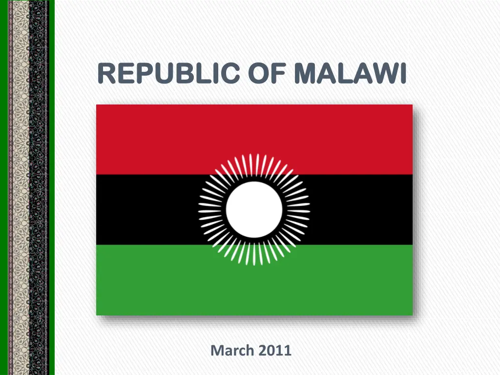republic of malawi republic of malawi