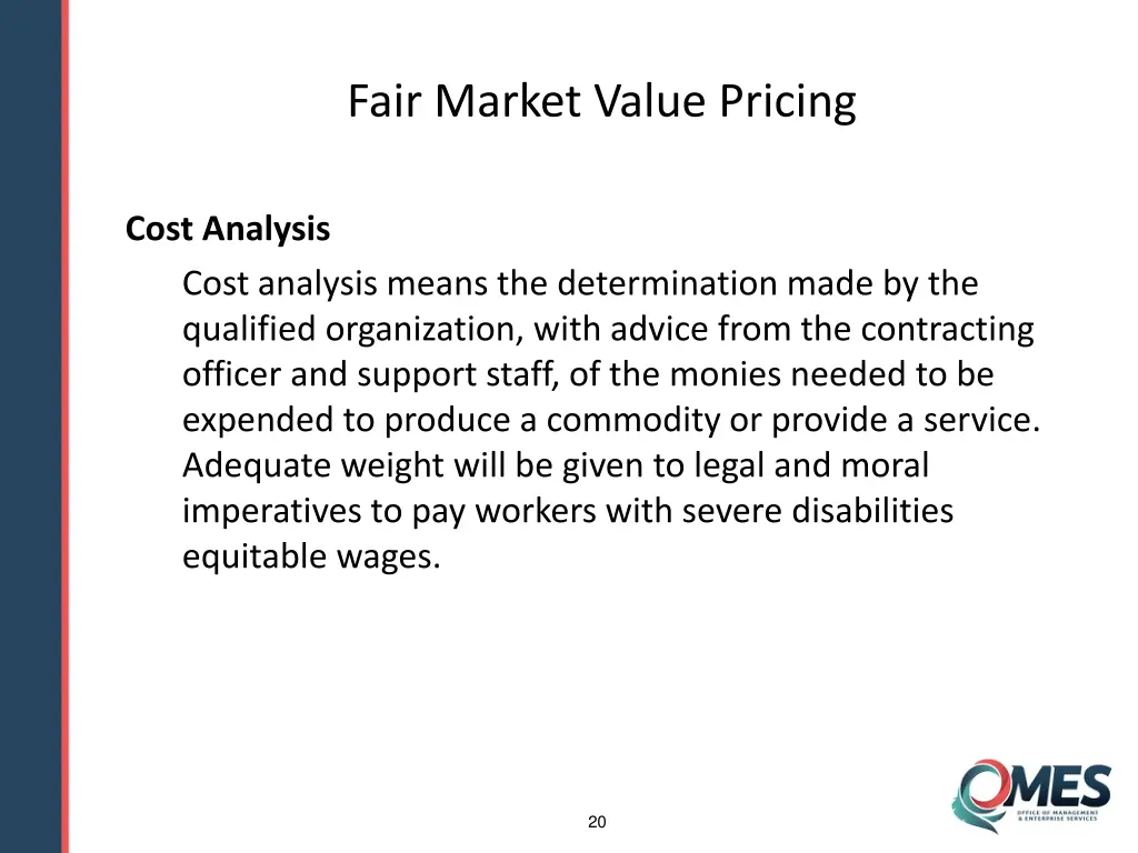 fair market value pricing 5