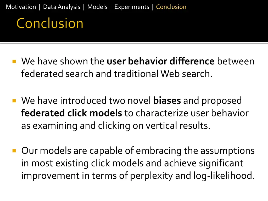 motivation data analysis models experiments 20