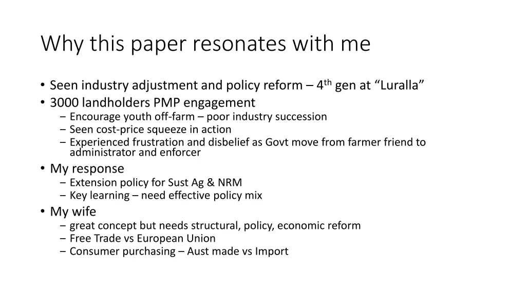 why this paper resonates with me