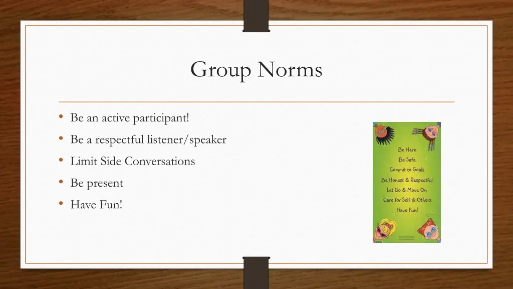 group norms