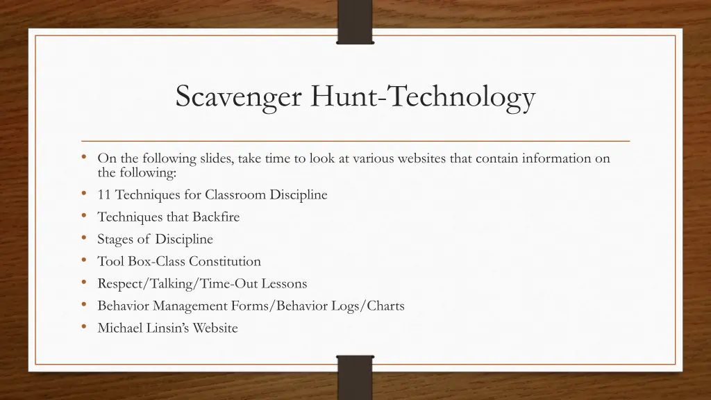 scavenger hunt technology