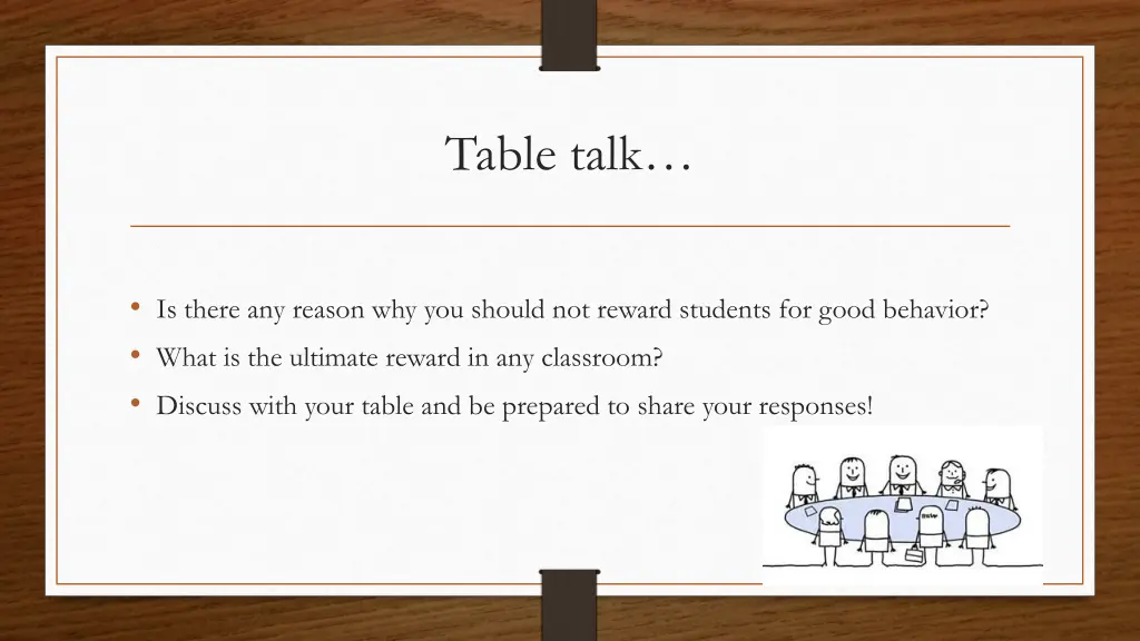 table talk 1