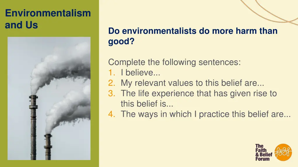 environmentalism and us