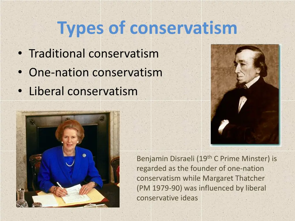 types of conservatism