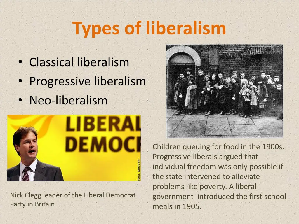 types of liberalism