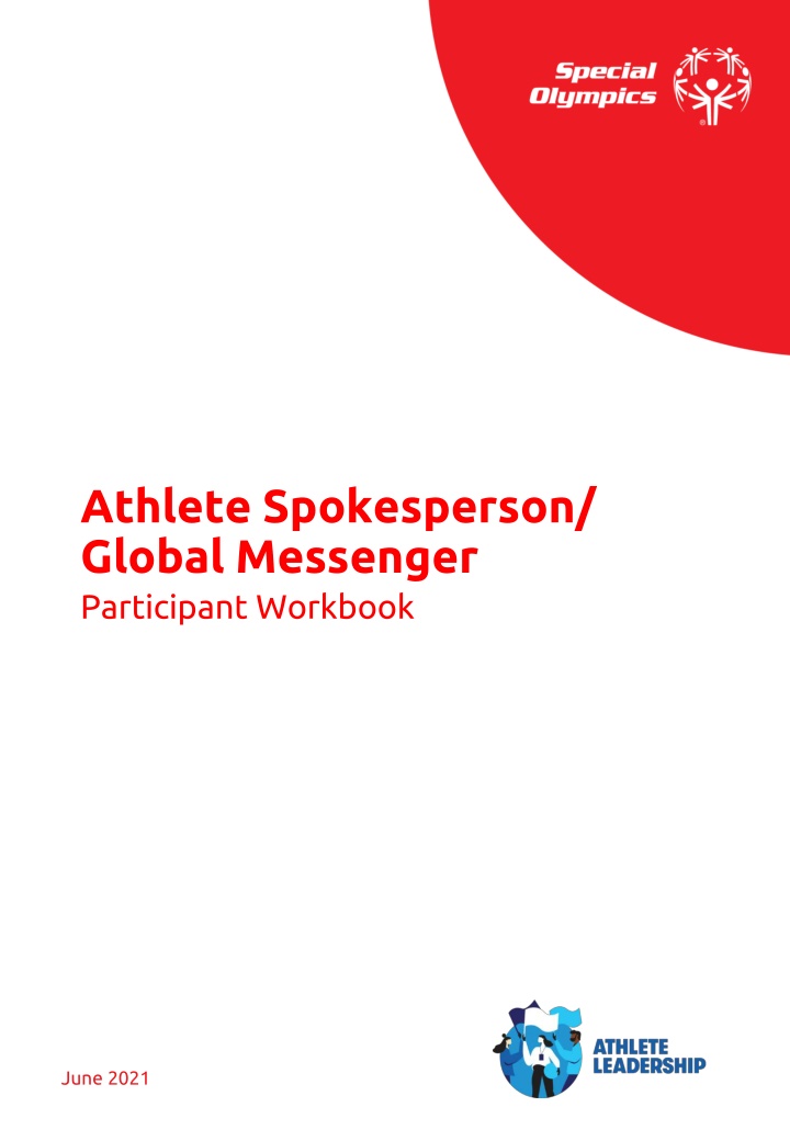 athlete spokesperson global messenger participant