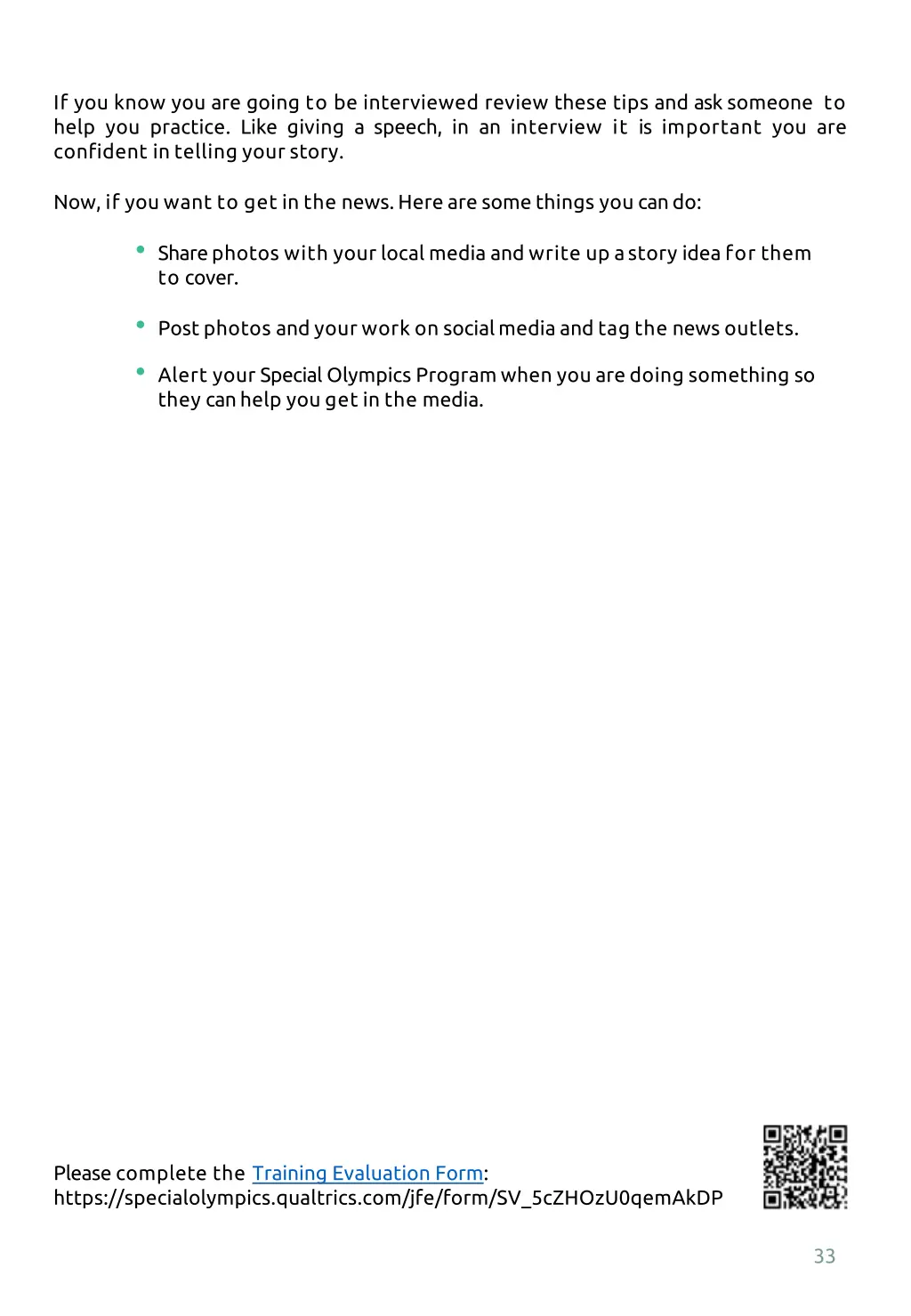 if you know you are going to be interviewed