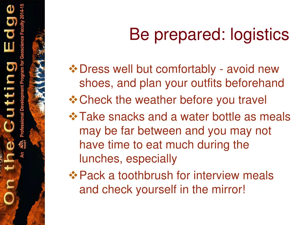 be prepared logistics