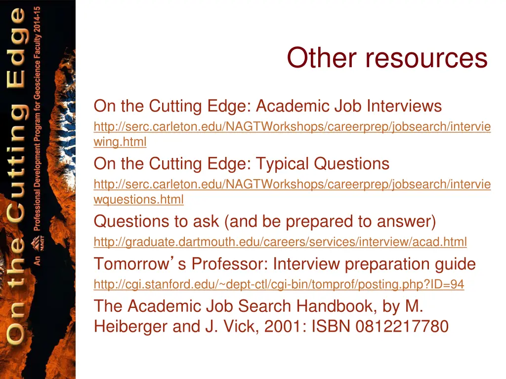 other resources