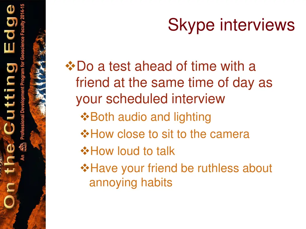 skype interviews 1