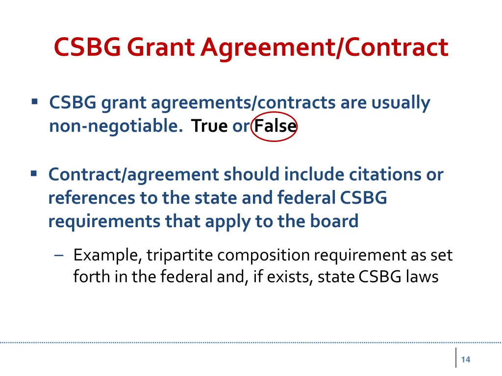csbg grant agreement contract