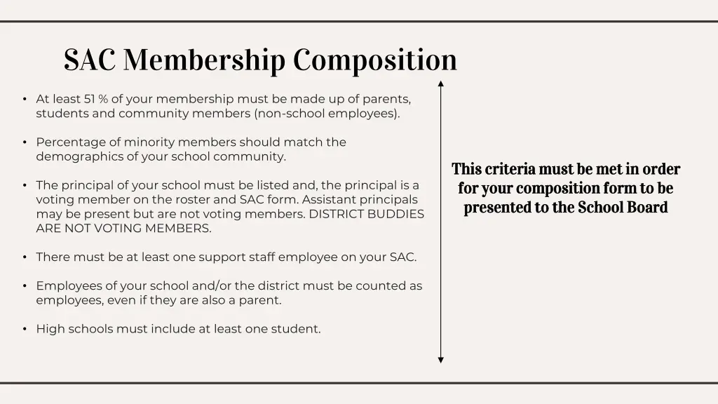 sac membership composition 2