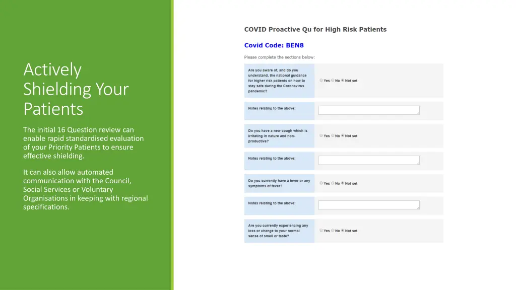 actively shielding your patients