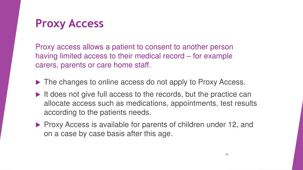 proxy access