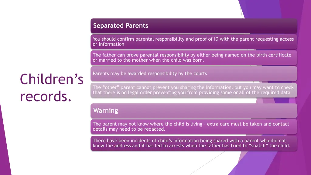 separated parents