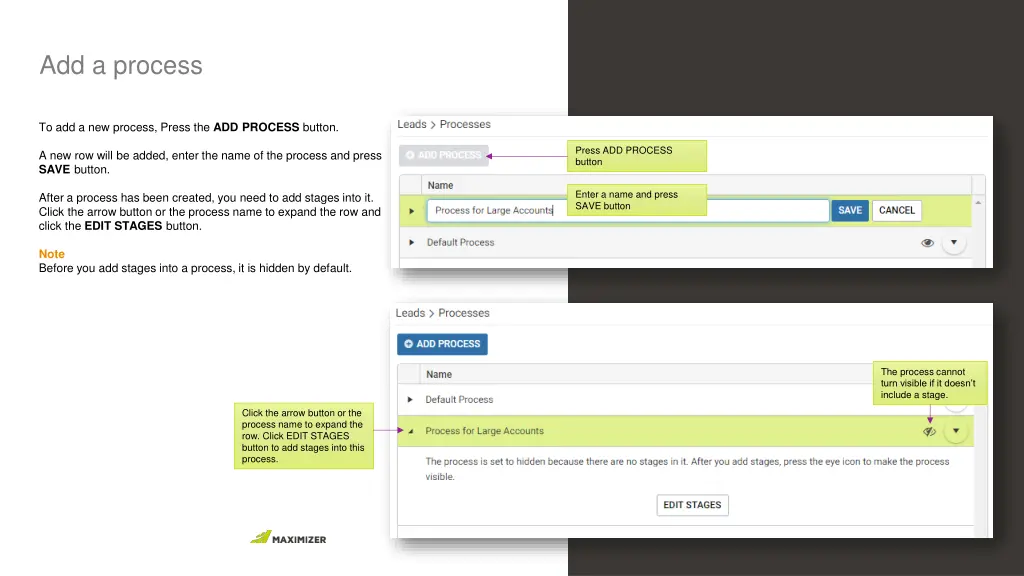add a process