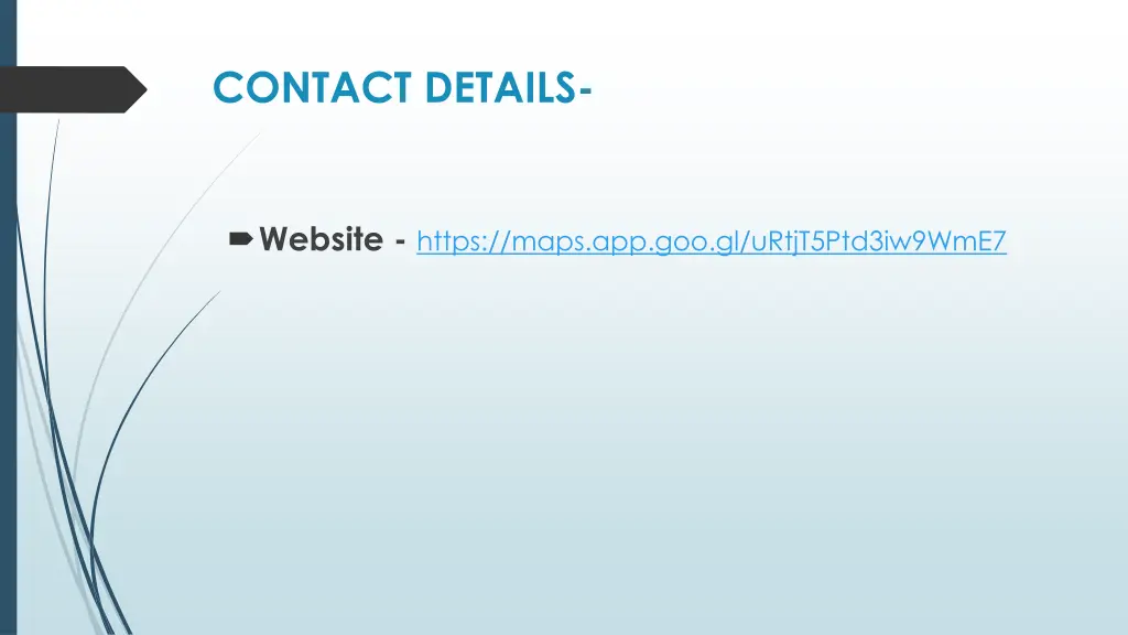 contact details