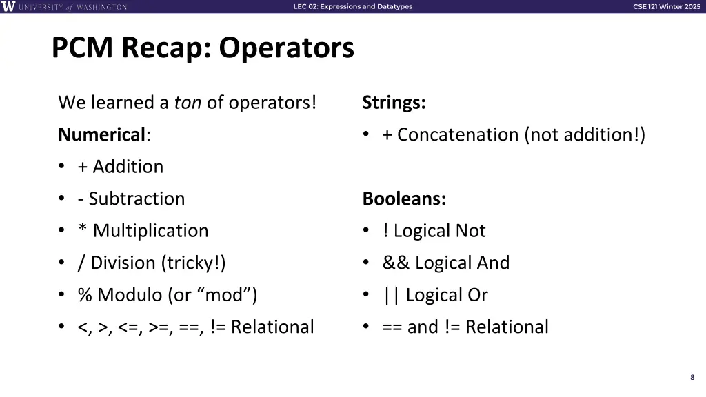 lec 02 expressions and datatypes 7