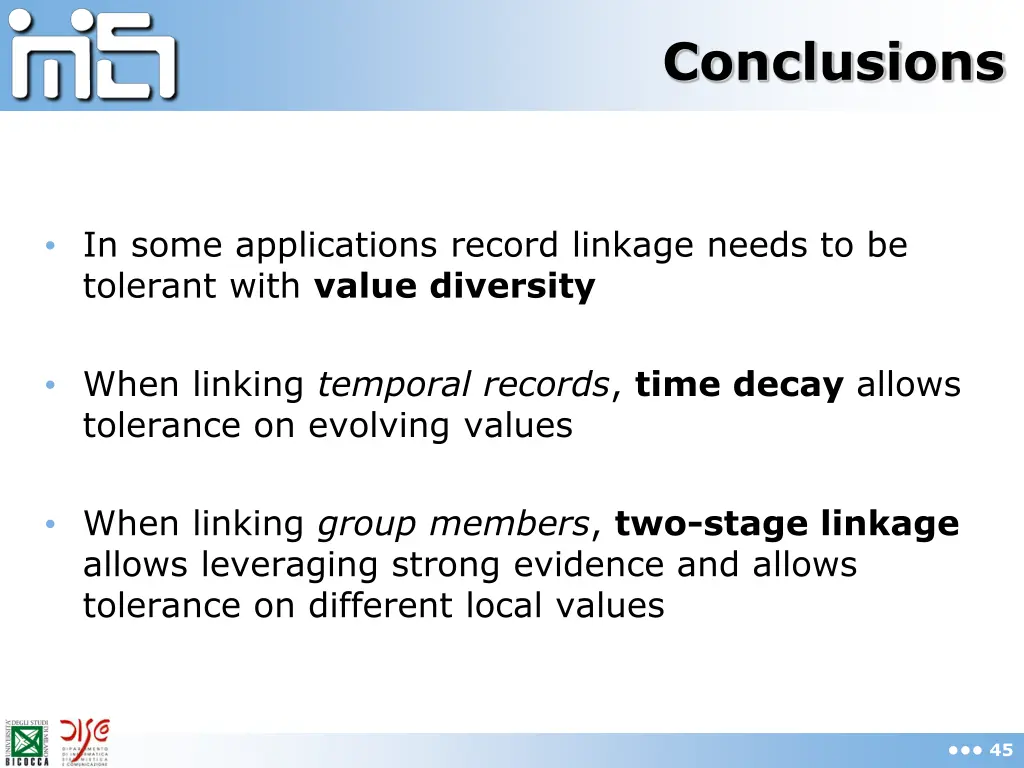 conclusions