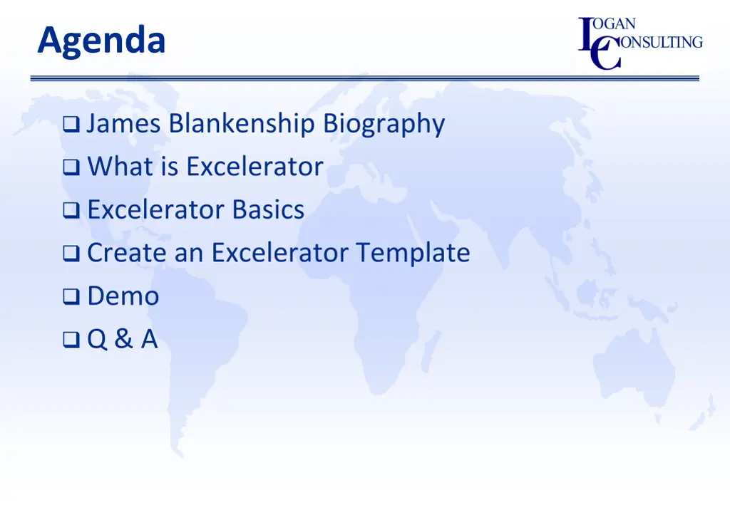 agenda