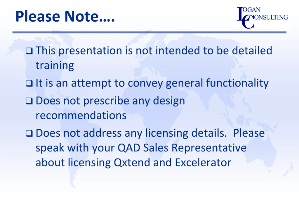 please note