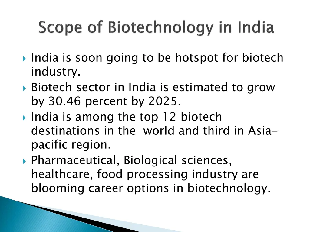 india is soon going to be hotspot for biotech