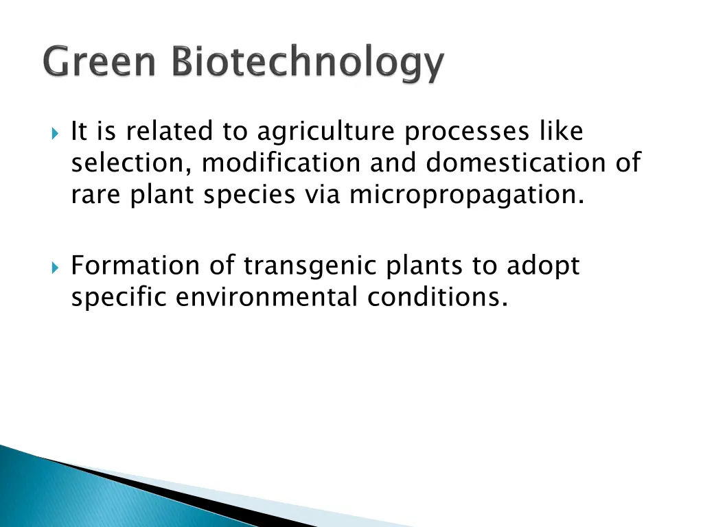 it is related to agriculture processes like