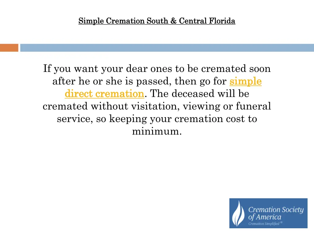 simple cremation south central florida simple