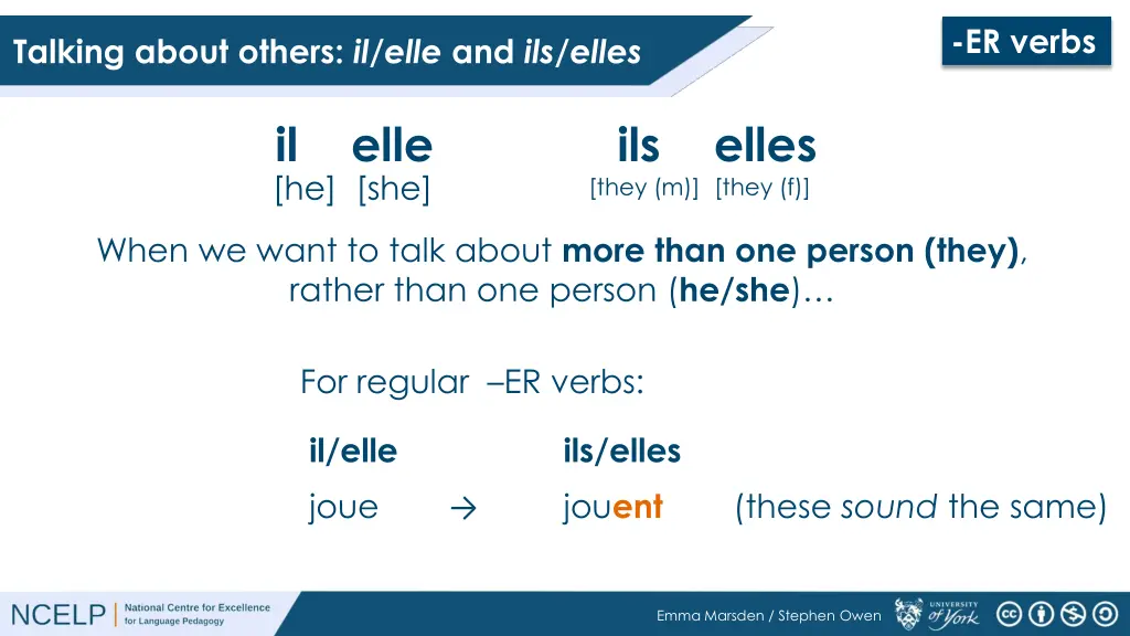 er verbs