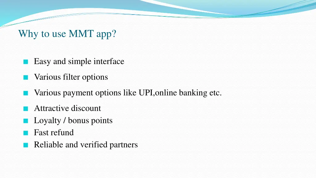 why to use mmt app