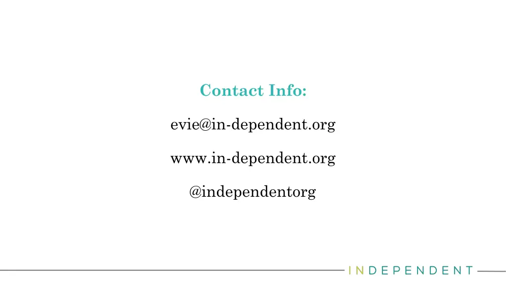 contact info