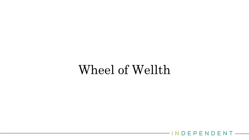 wheel of wellth