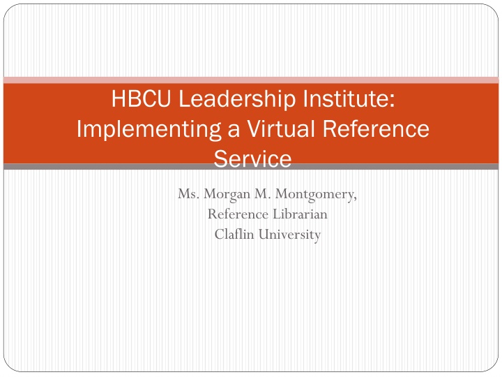 hbcu leadership institute implementing a virtual